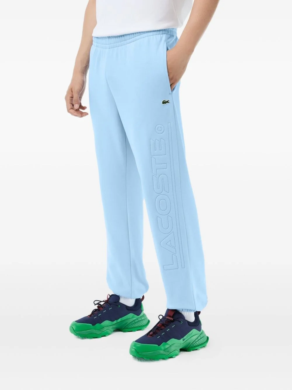 embossed-logo track-pants - 1