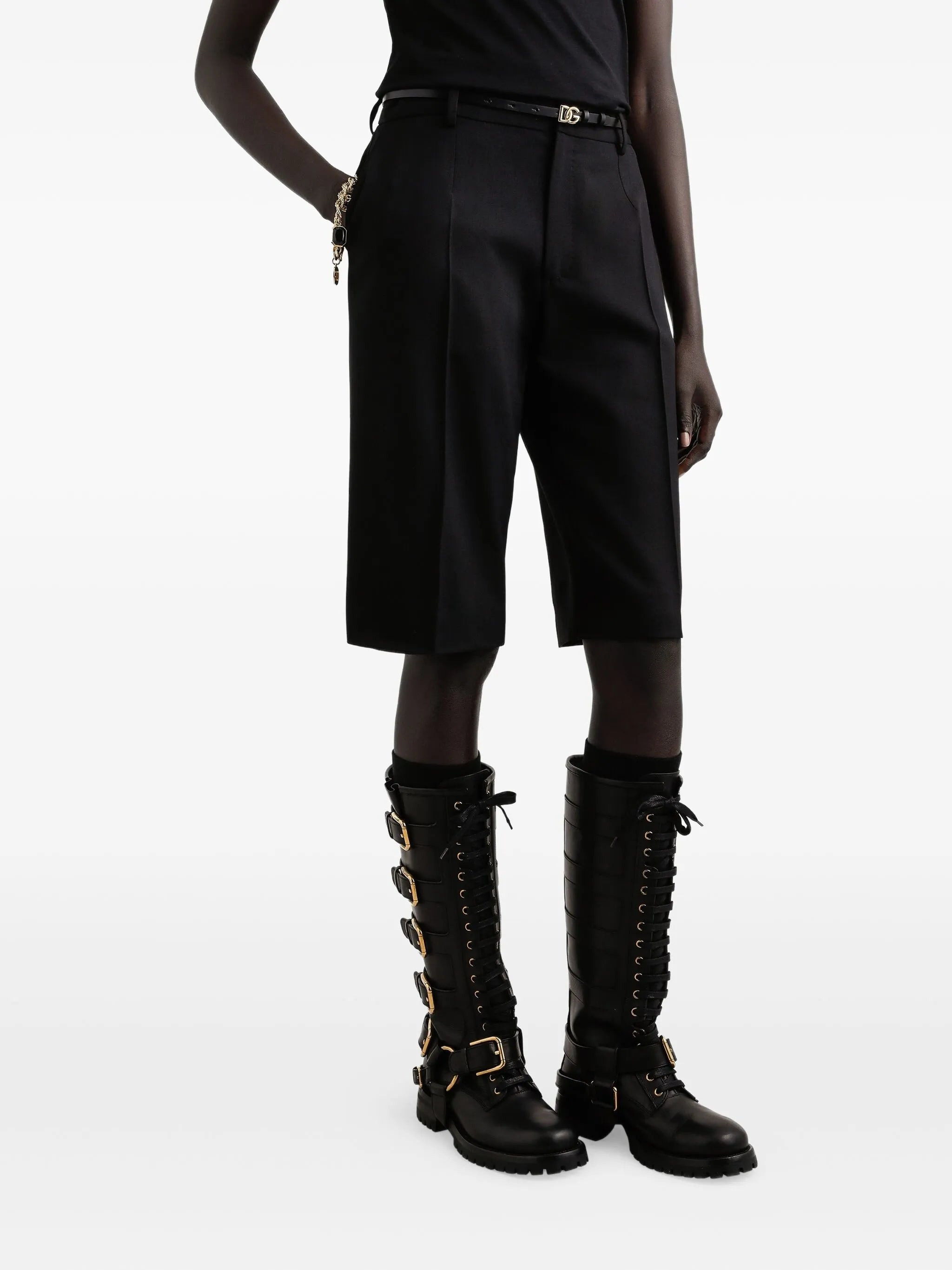 Dolce & Gabbana Pleated Wide-leg Shorts - 2