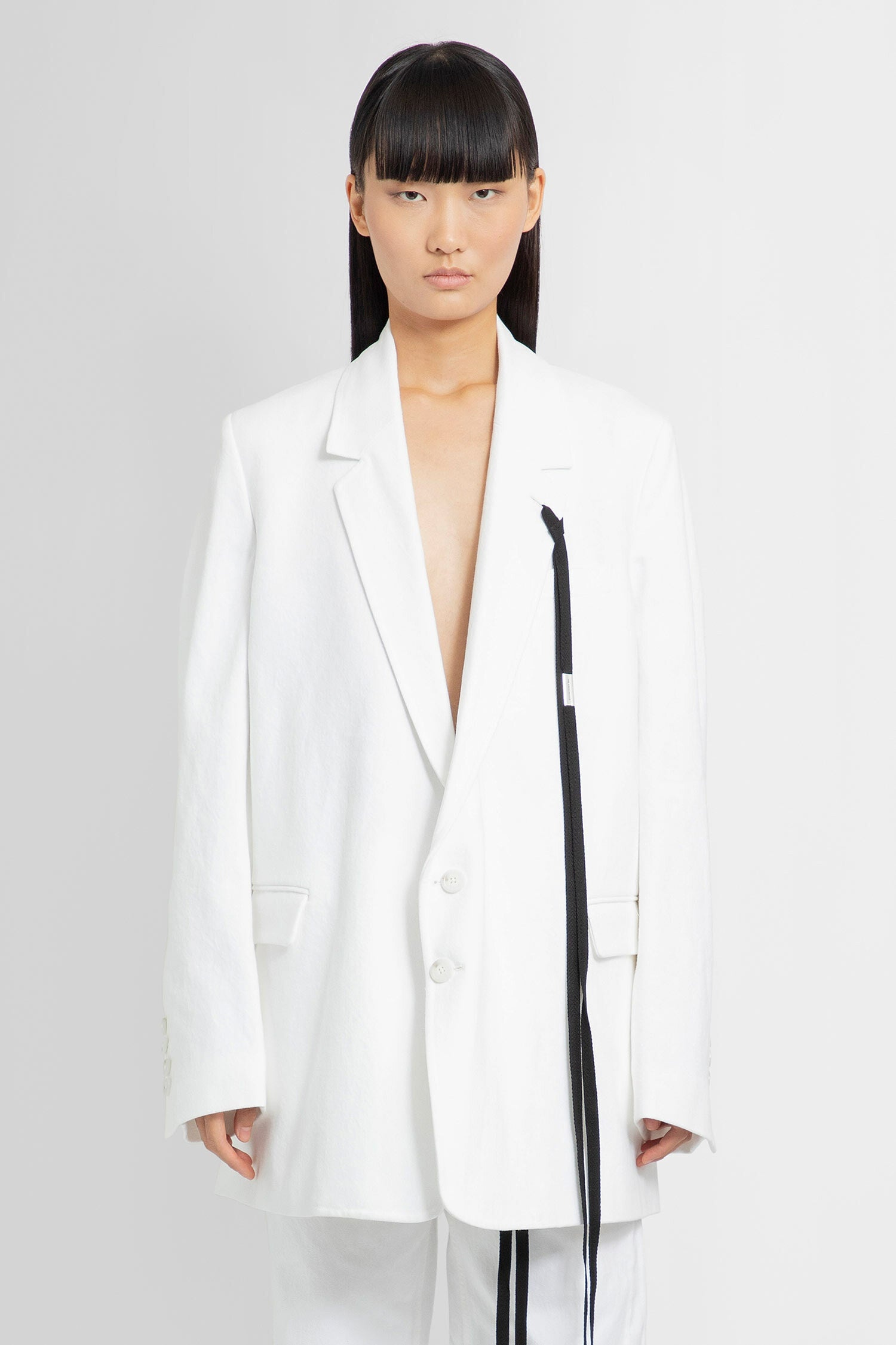Ann Demeulemeester ANN DEMEULEMEESTER WOMAN WHITE BLAZERS