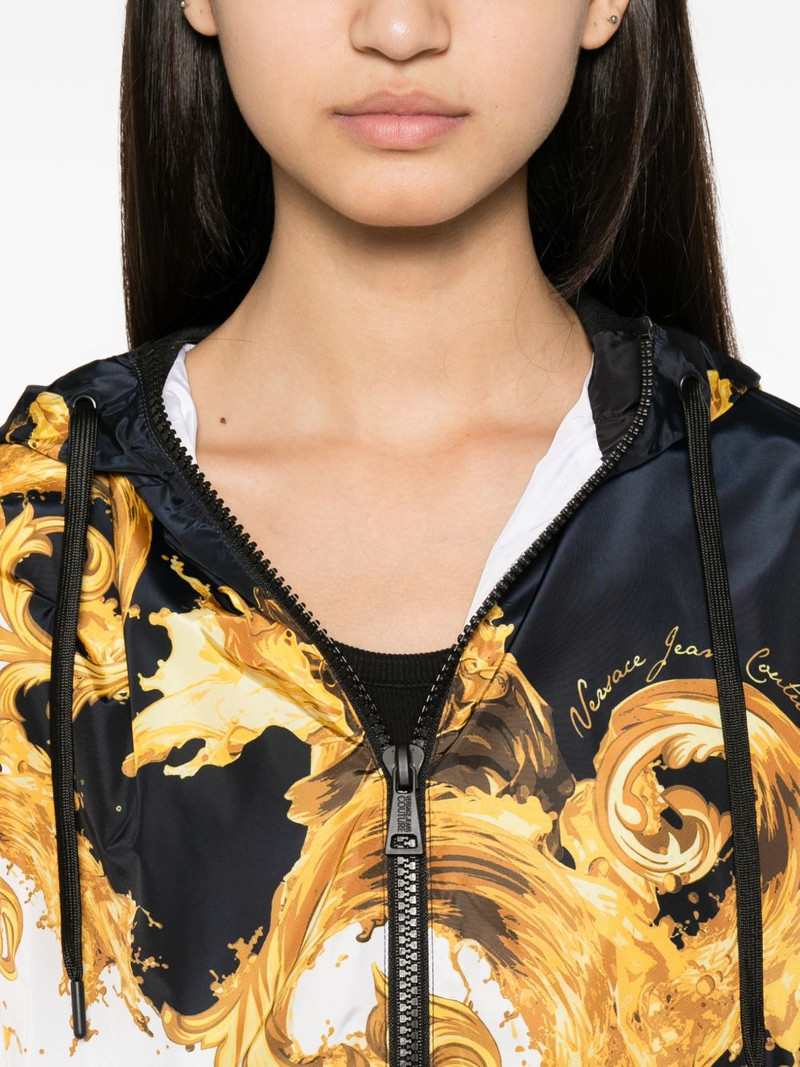 baroque-print hooded jacket 5