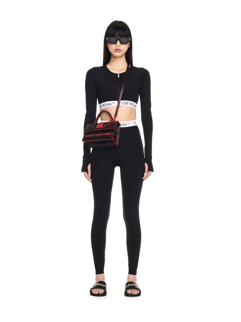 Off-White Logoband L/s Zipped Crop Top outlook