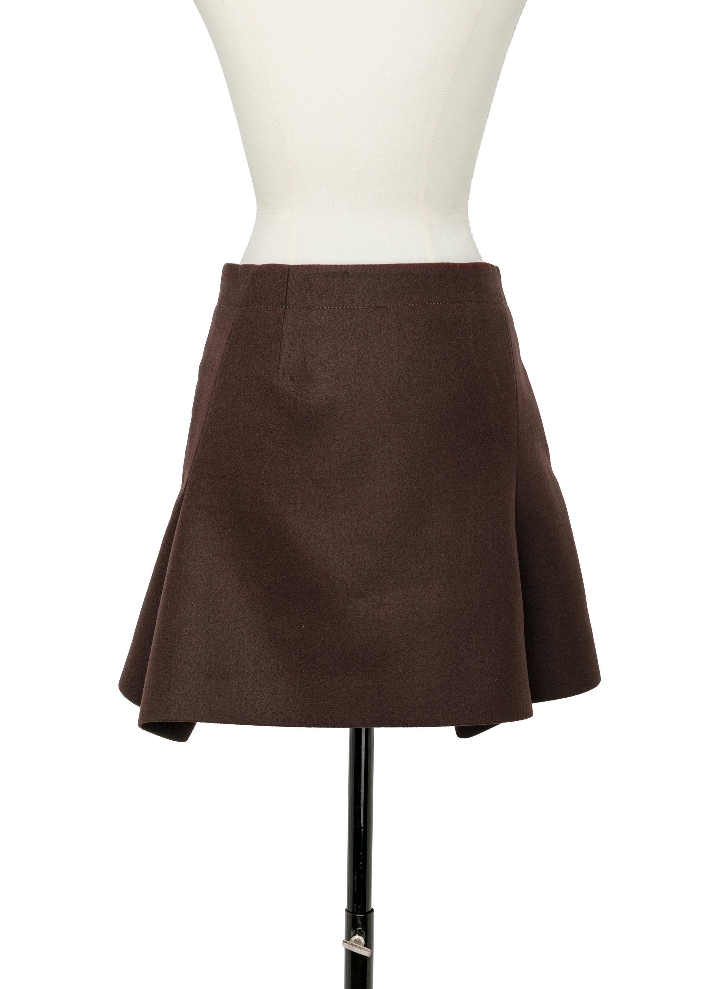Wool Melton Skirt - 4
