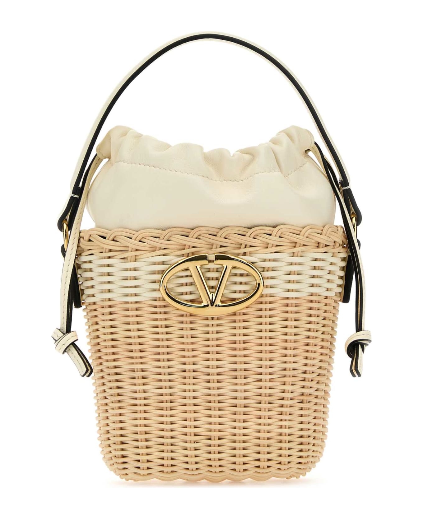 Raffia Bucket Bag - 1