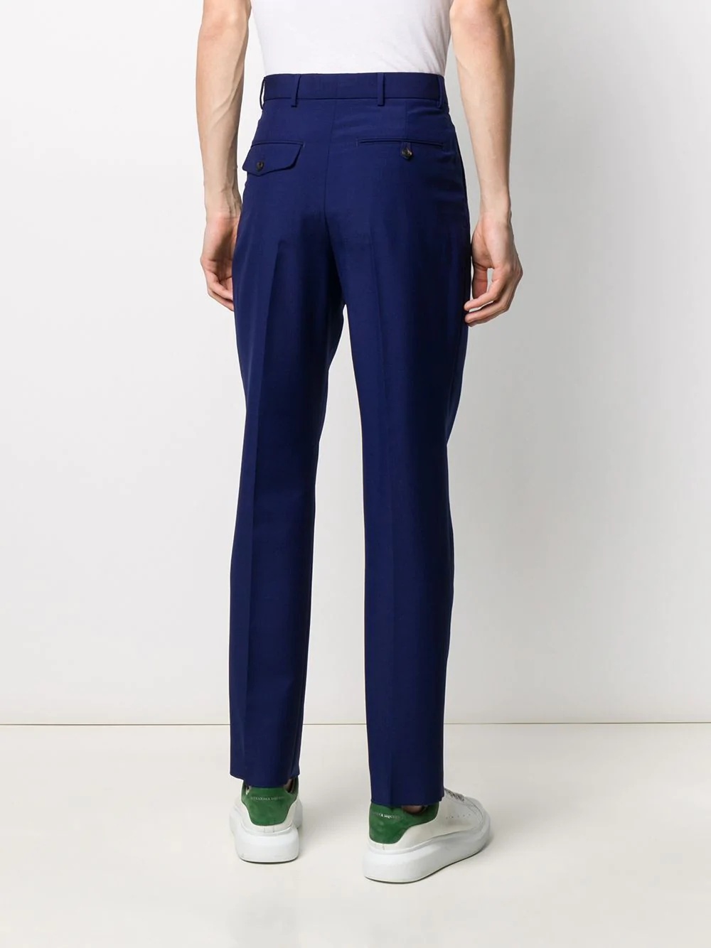 loose-fit darted trousers - 4