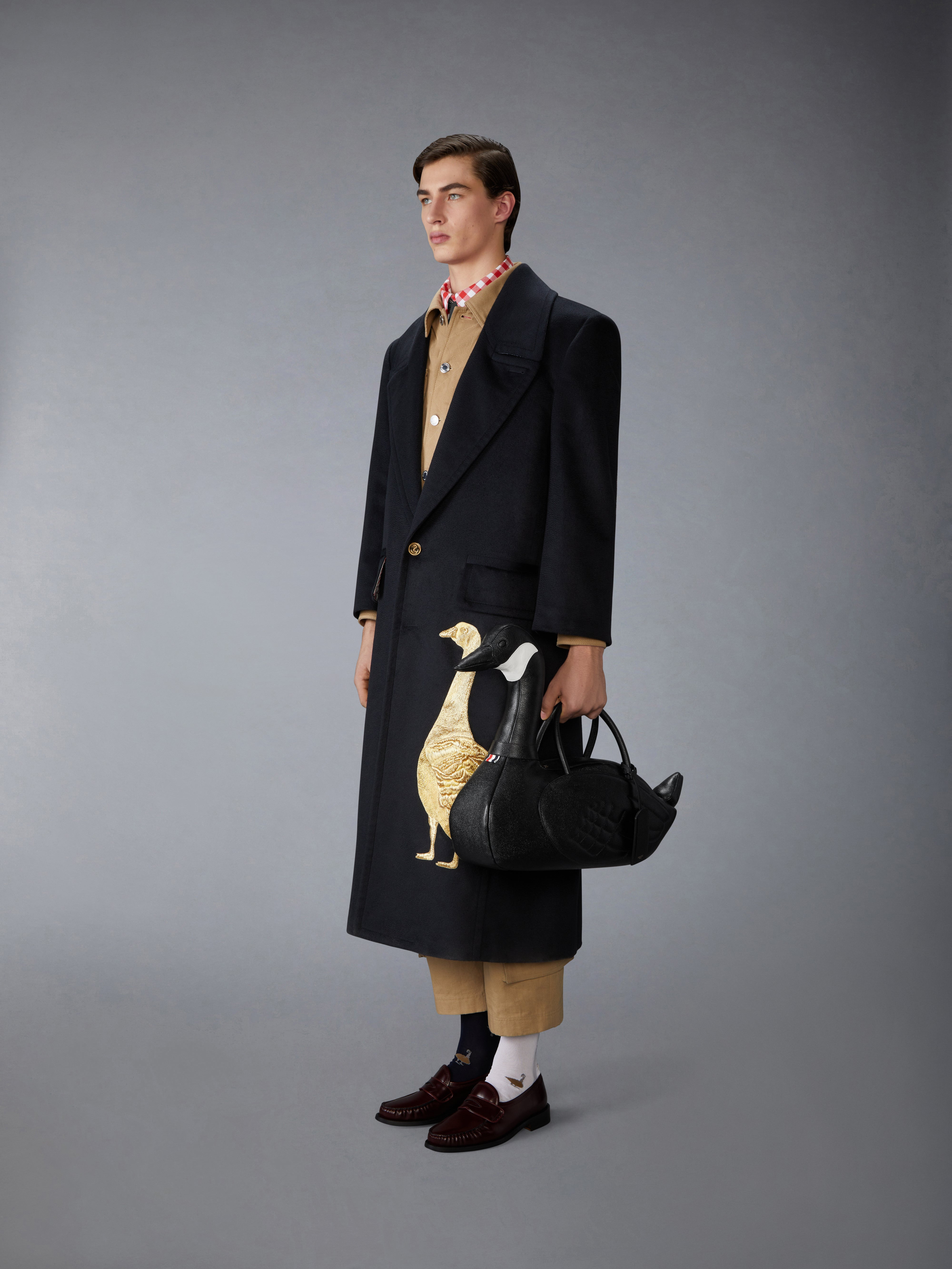 PEBBLE GRAIN GOOSE BAG - 4
