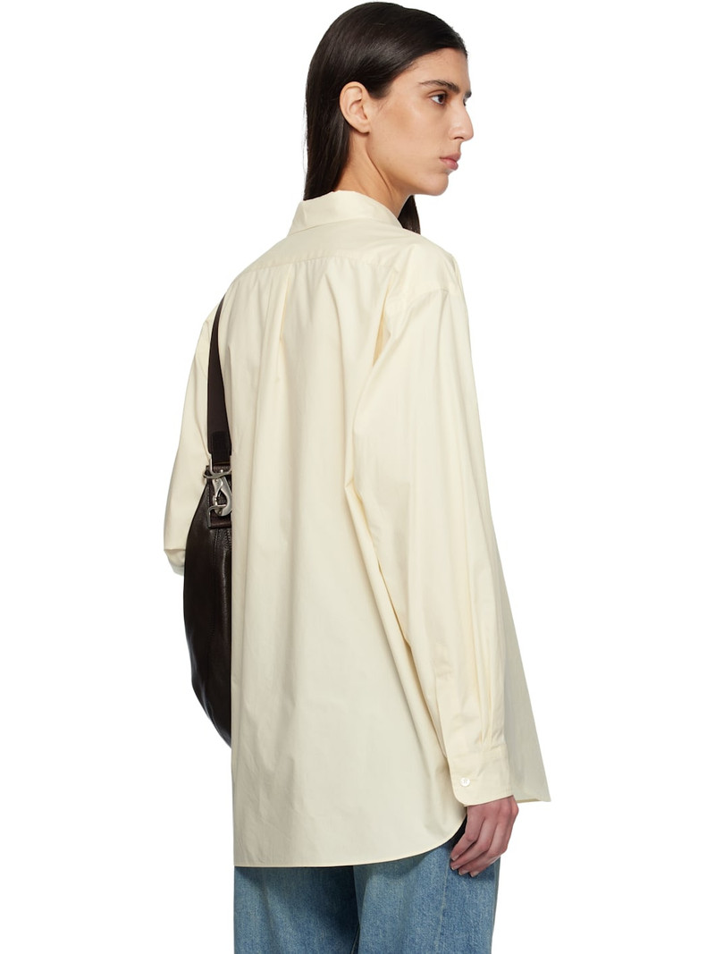 Yellow Suvin Cotton Oversized Regular Collar Shirt 3