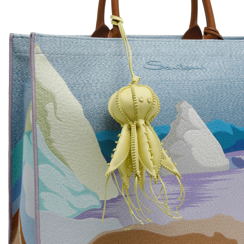 Santoni Yellow octopus charm outlook