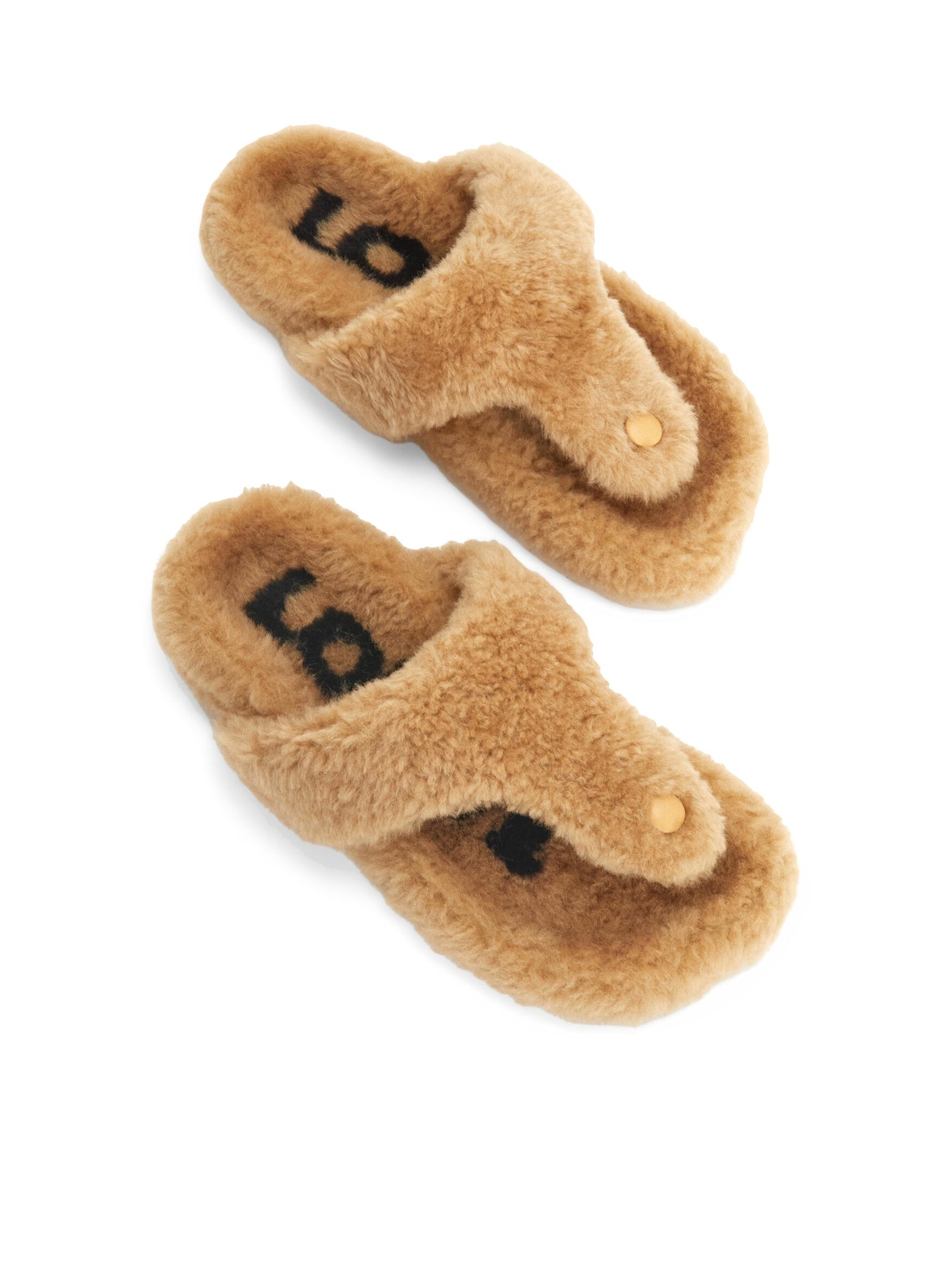 Loewe EASE TOE POST SANDAL IN SHEARLING | suitnegozi