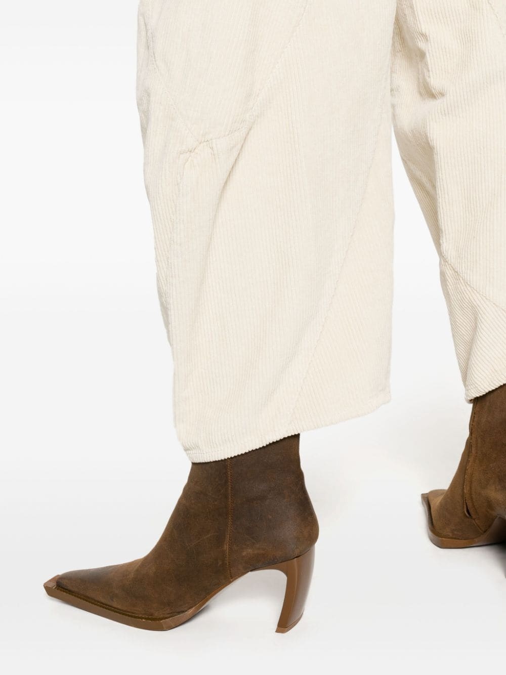 Digi cropped corduroy trousers - 5
