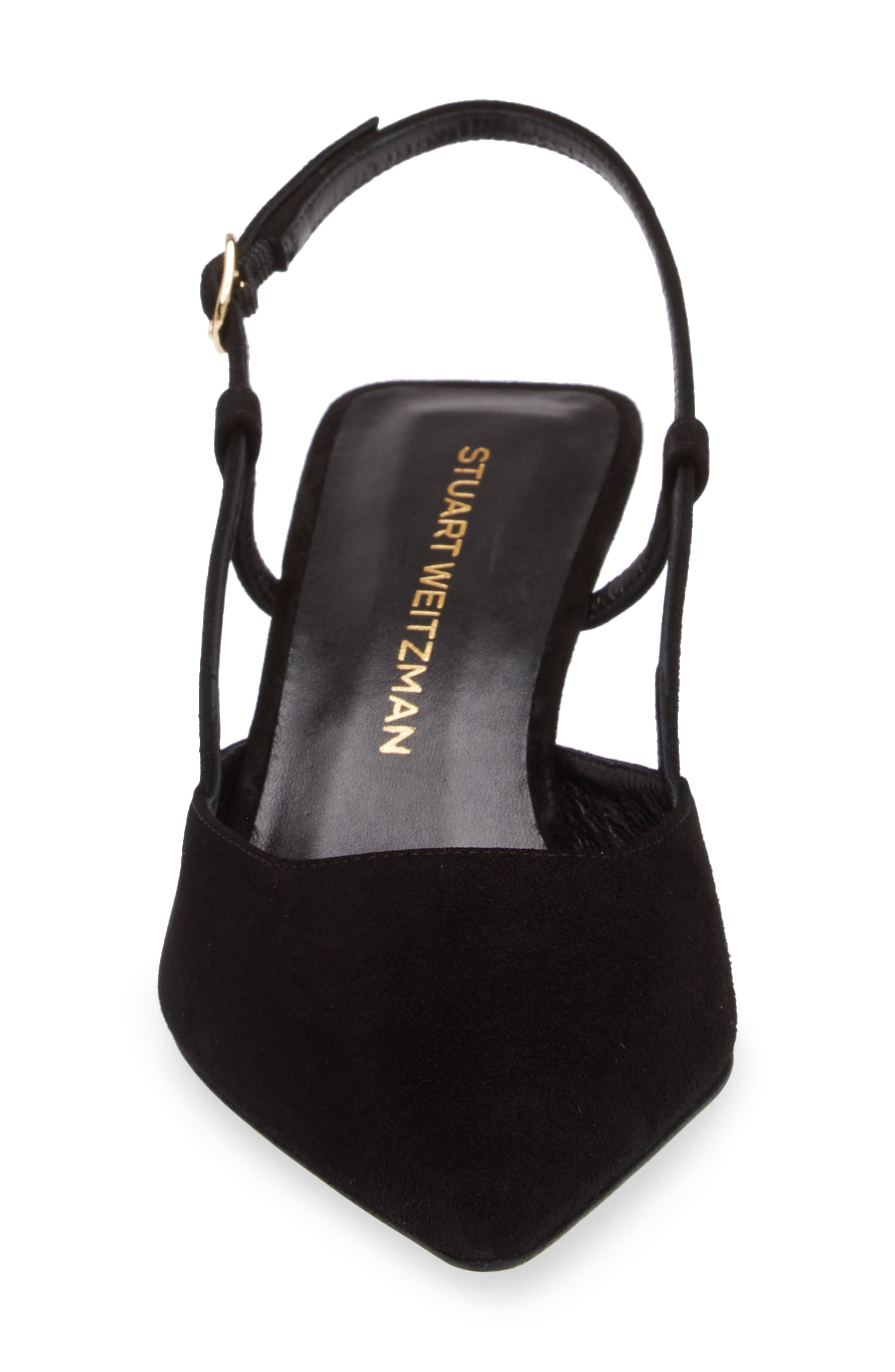 Stuart Weitzman Vinnie 50 Slingback Pump in Black at Nordstrom - 4