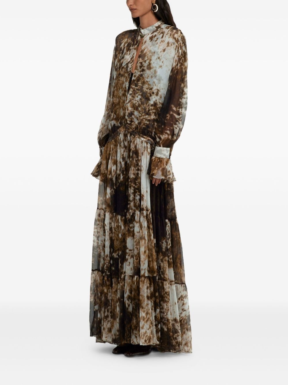 Appaloosa-print maxi dress - 4