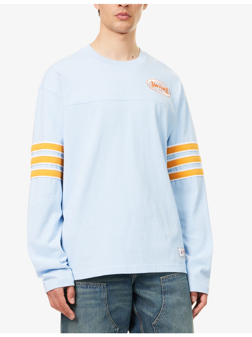 Varsity Striped Cotton-Jersey T-Shirt - 3