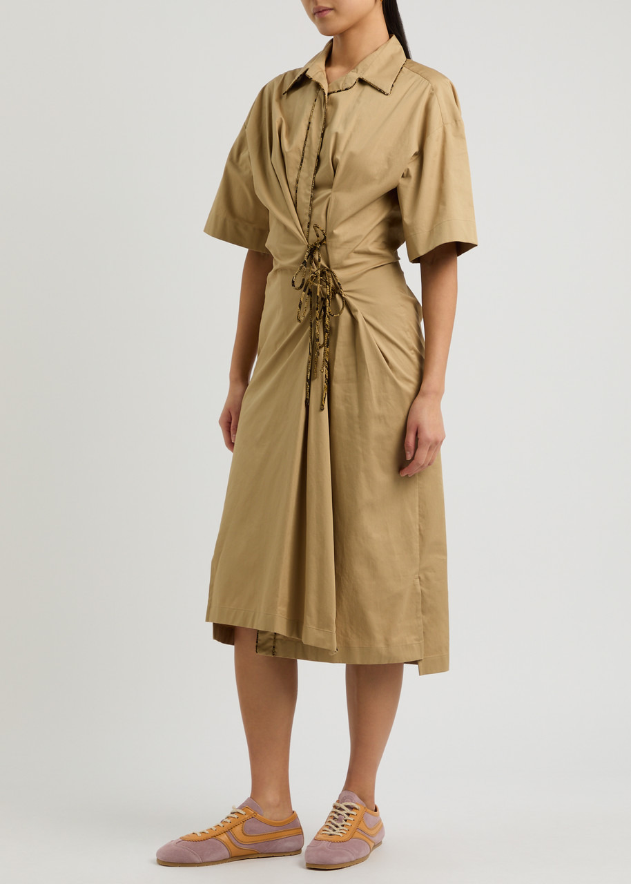Dries Van Noten Delicky Cotton-poplin Midi Dress - 2