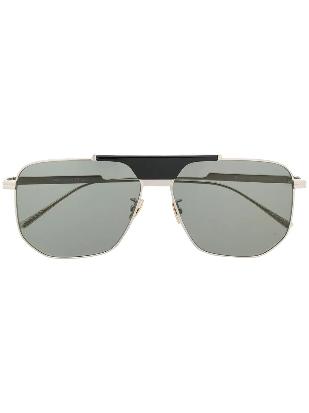 geometric aviator-frame sunglasses - 1