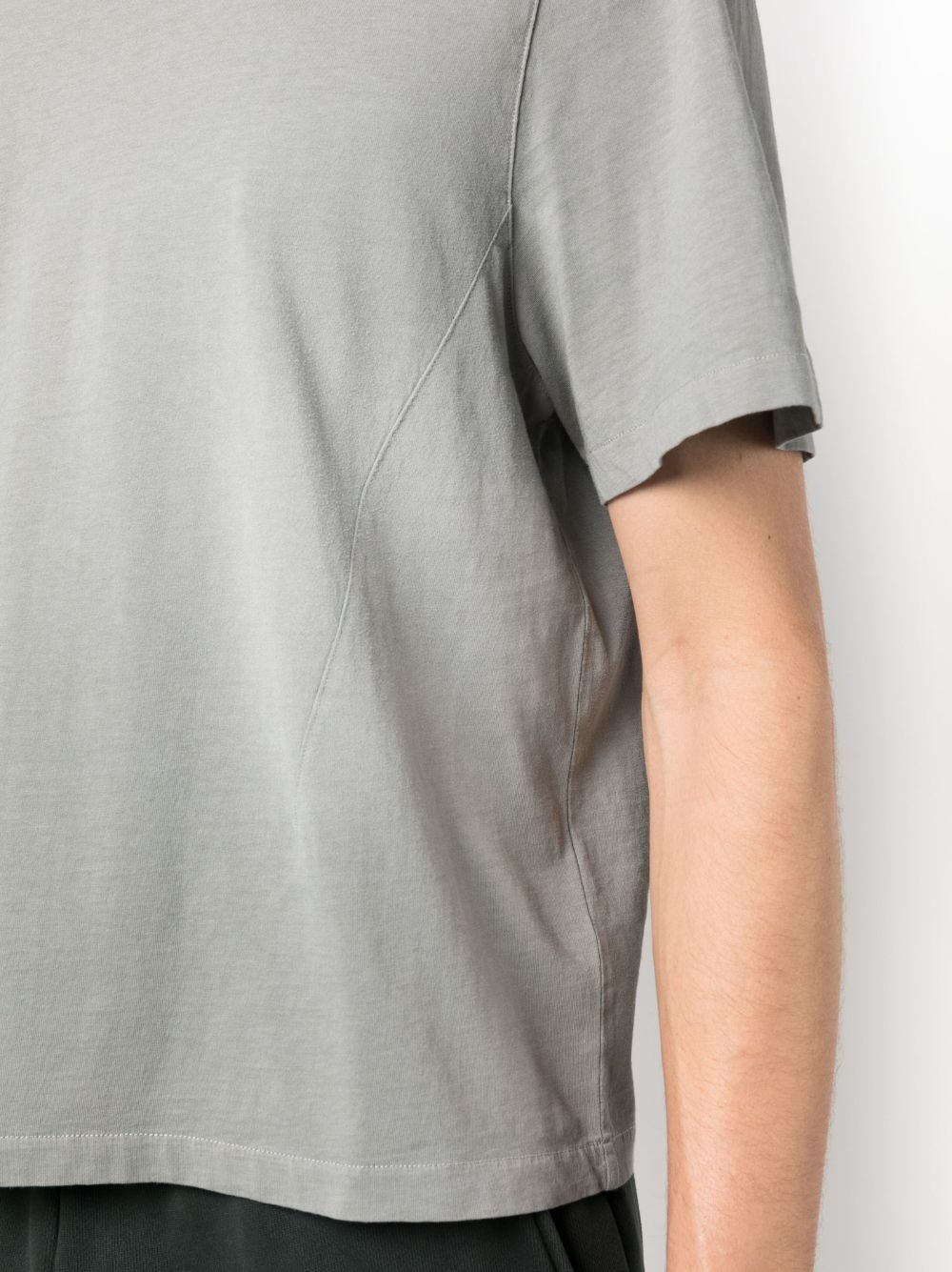 panelled short-sleeved T-shirt - 5