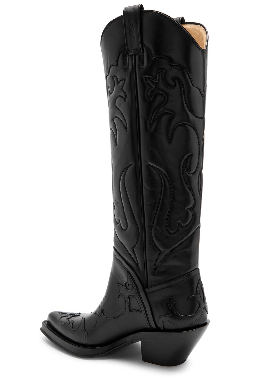 Gabriela Hearst Capitana 60 Leather Knee-high Boots - 2