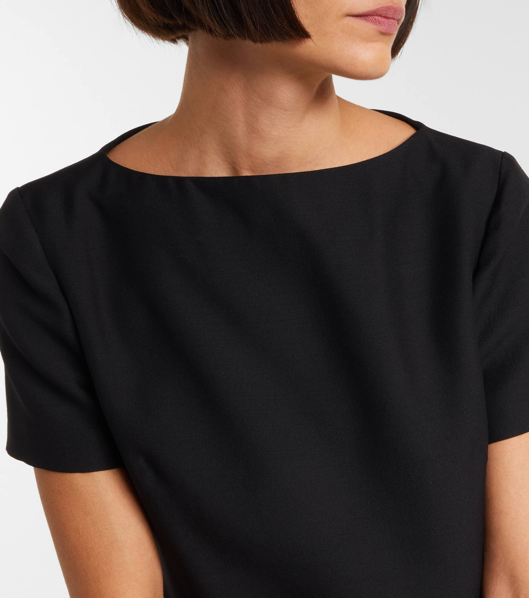 Crepe Couture ruffled minidress - 4