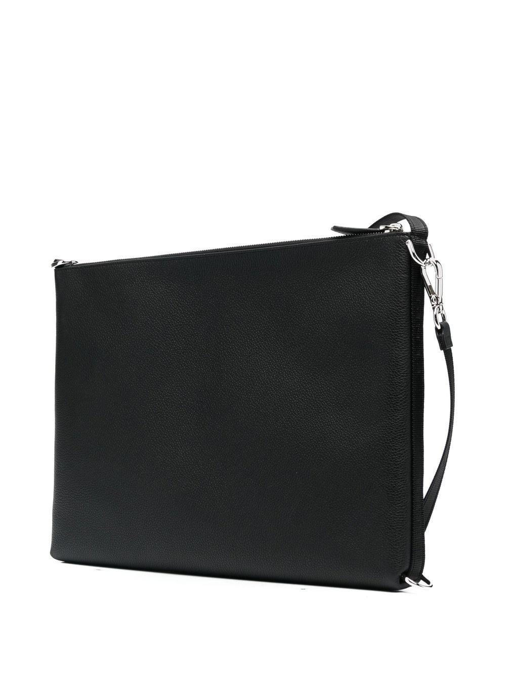 embossed-logo clutch bag - 3