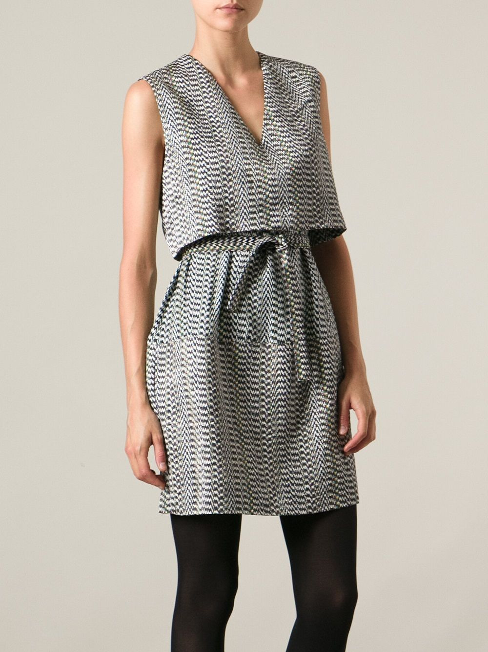 'White Noise' layered dress - 3