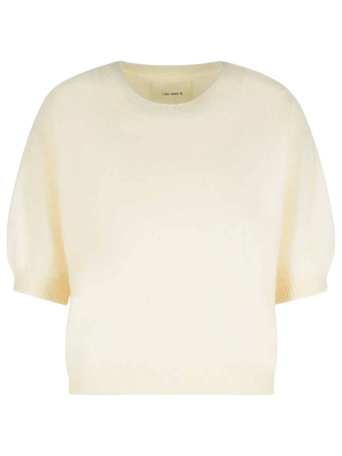 Lisa Yang 'Juniper' Cream Cashmere Sweater Women - 1