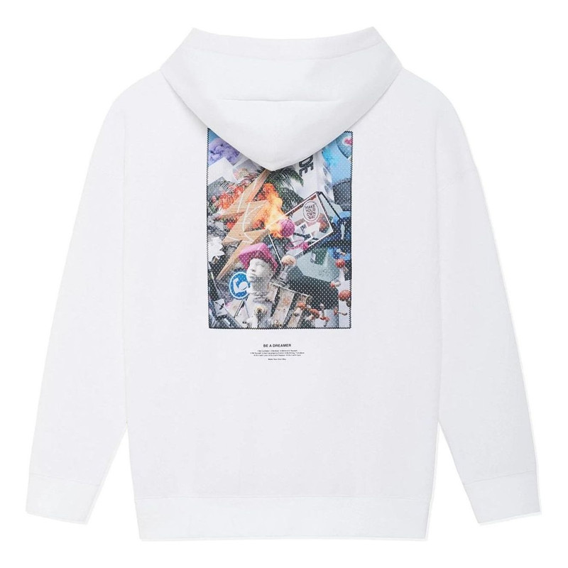 Li-Ning Li-Ning Way Of Wade Art Graphic Hoodie 'White' AWDSE73-2 outlook