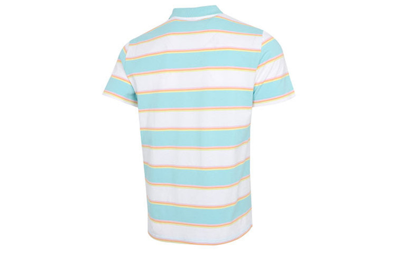 PUMA PUMA Downtown Stripe Polo Tee Shirt 'White' 599781-52 outlook