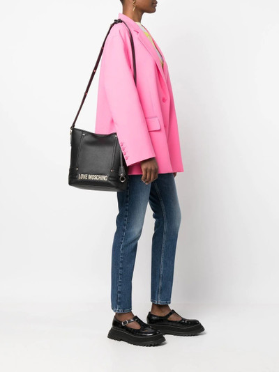 Moschino logo shoulder bag outlook