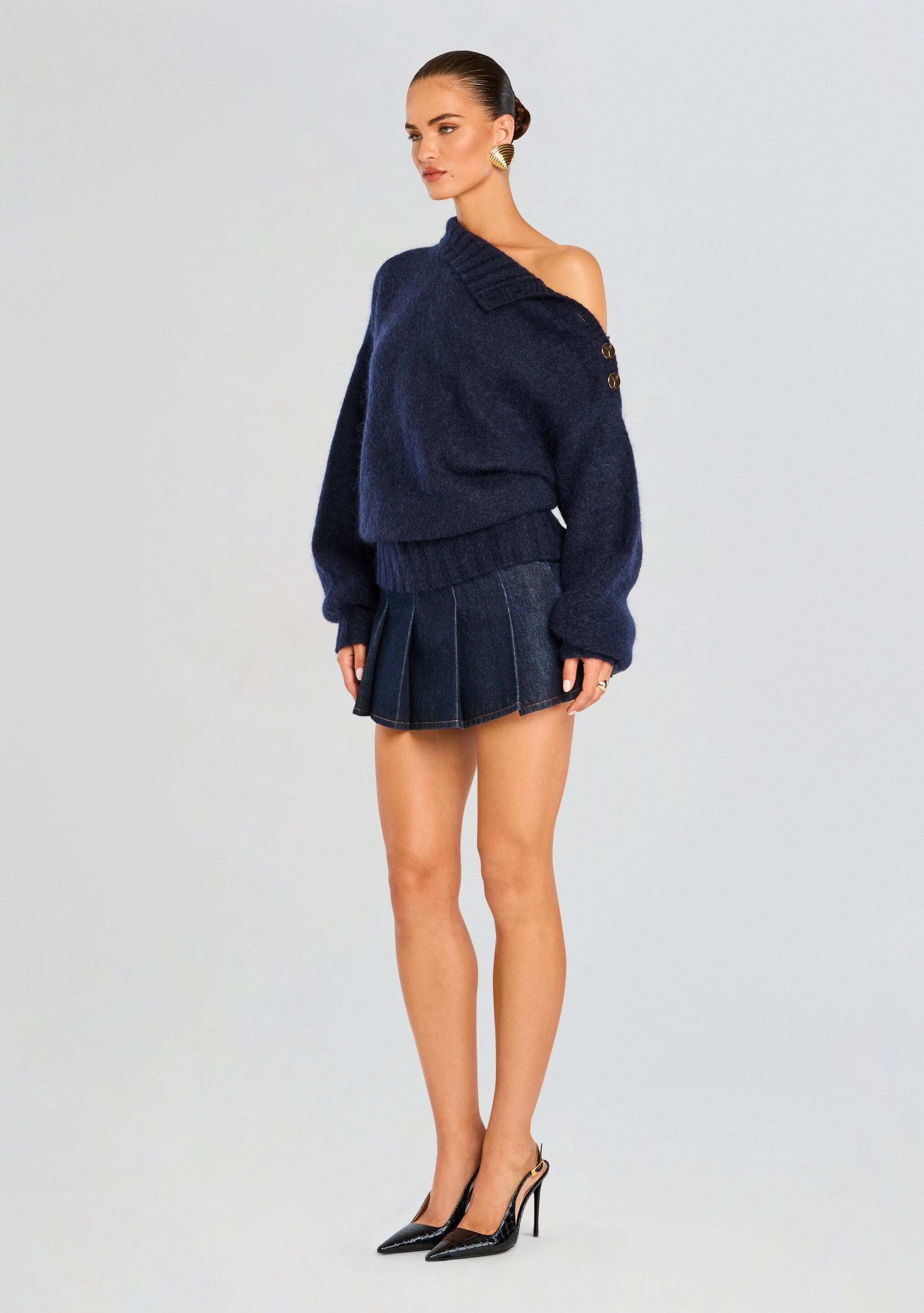 GIMLET MID RISE MINI SKIRT - 4