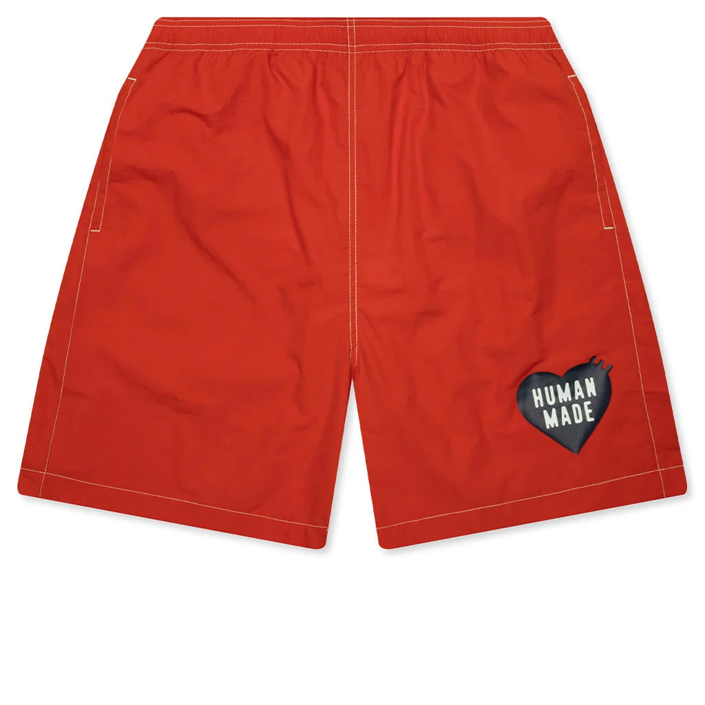SWIM SHORTS - RED - 1