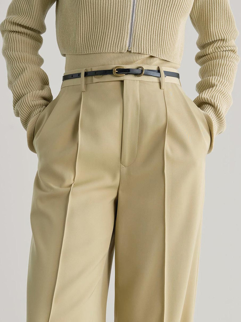 AURALEE LEATHER NARROW BELT outlook