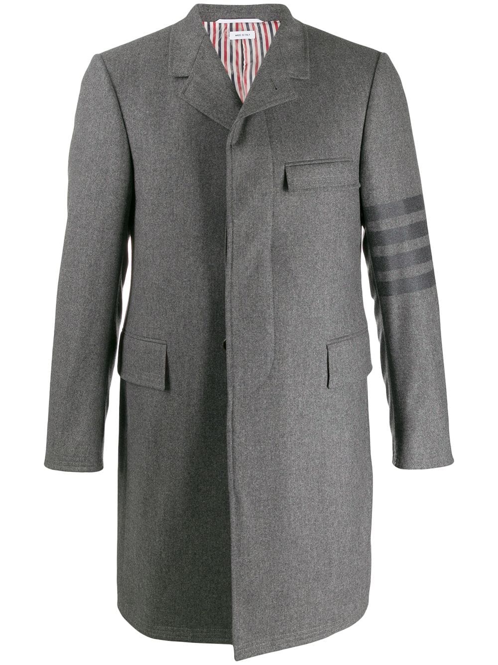 tonal 4-Bar Chesterfield overcoat - 1