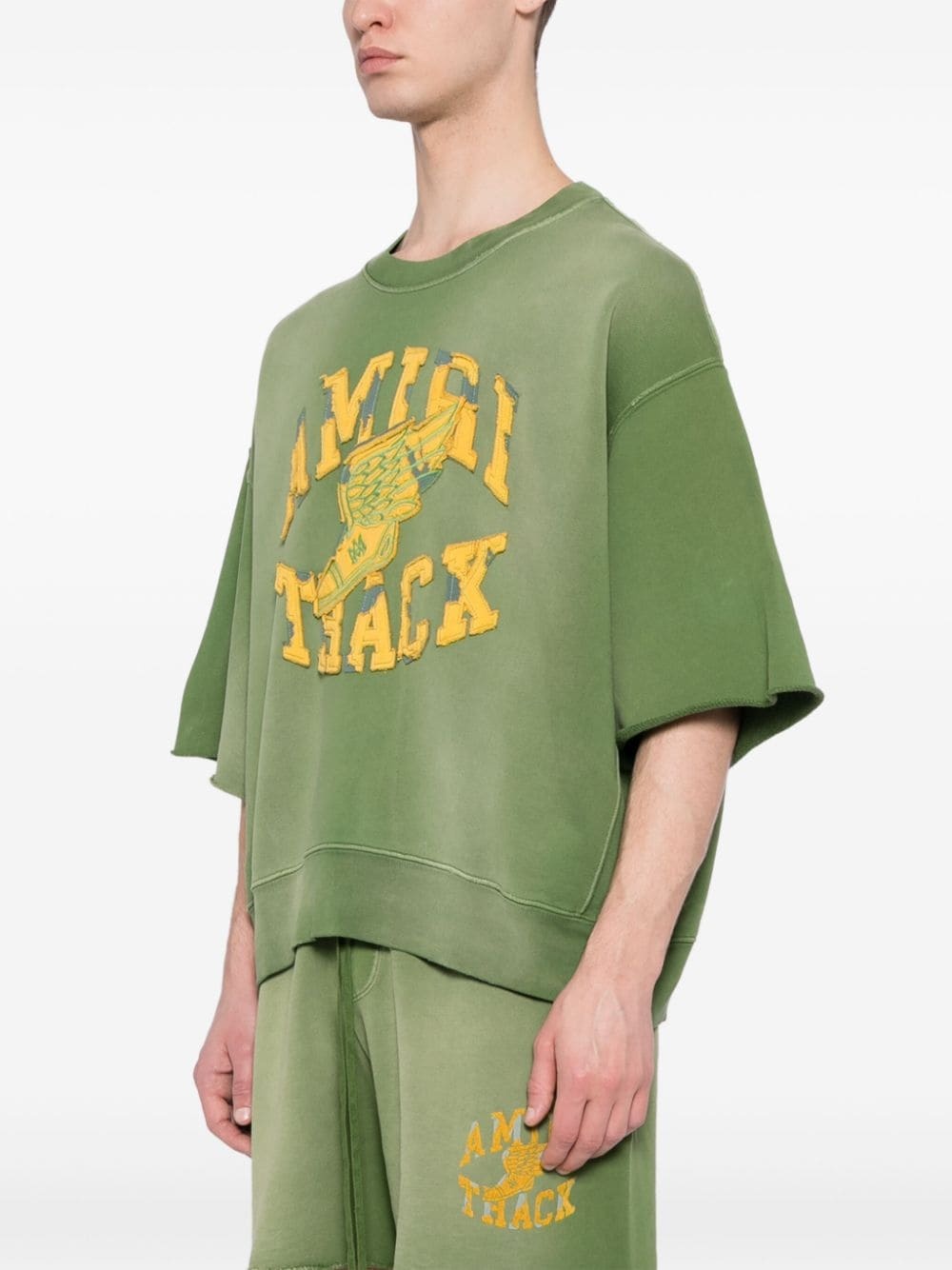 crew-neck short-sleeve sweatshirt - 3