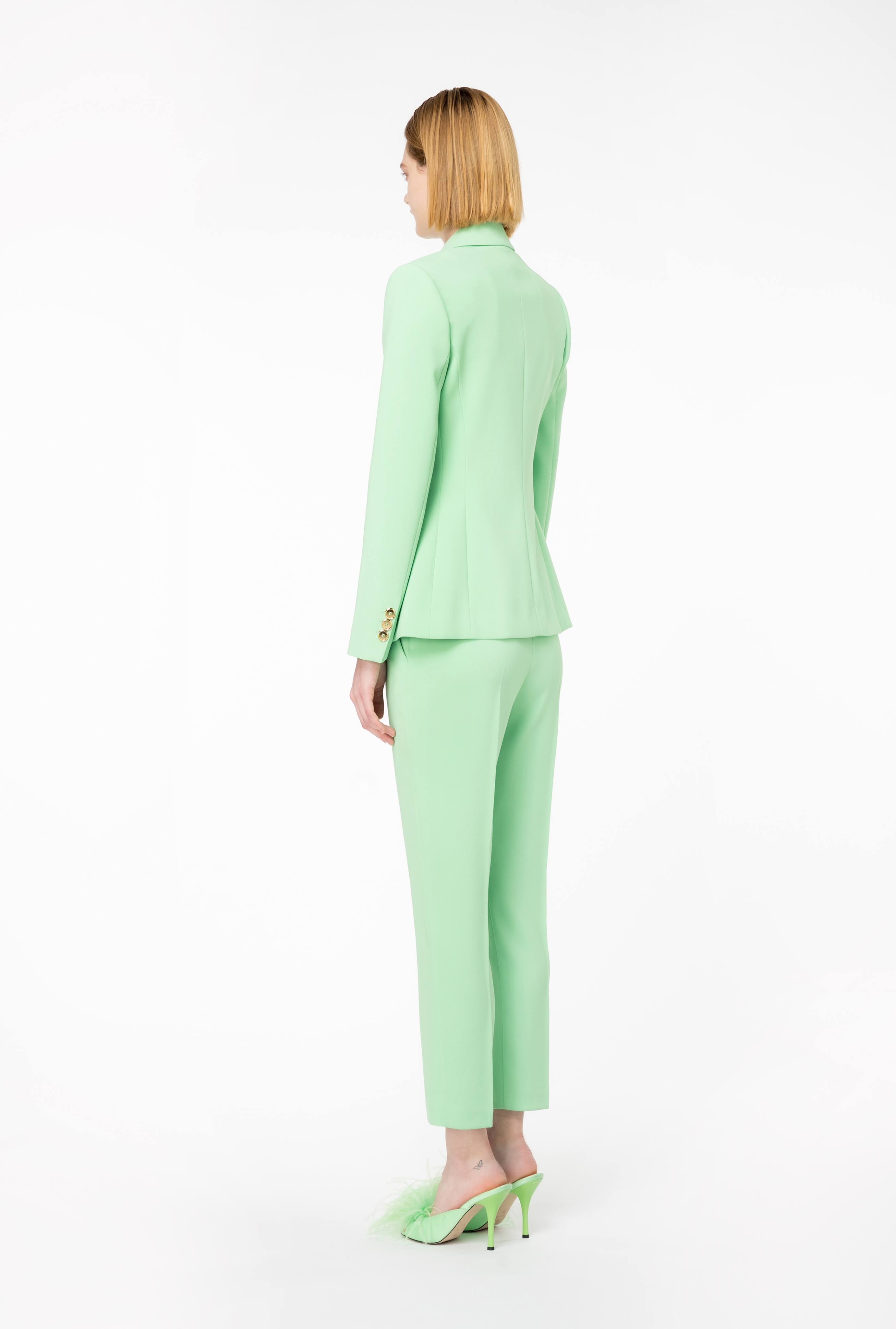 SINGLE-BREASTED STRETCH BLAZER - 5