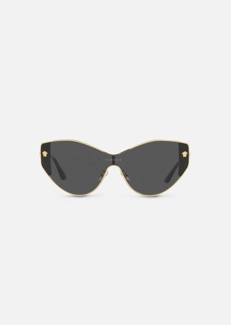 VERSACE Medusa Chic  Shield Sunglasses outlook