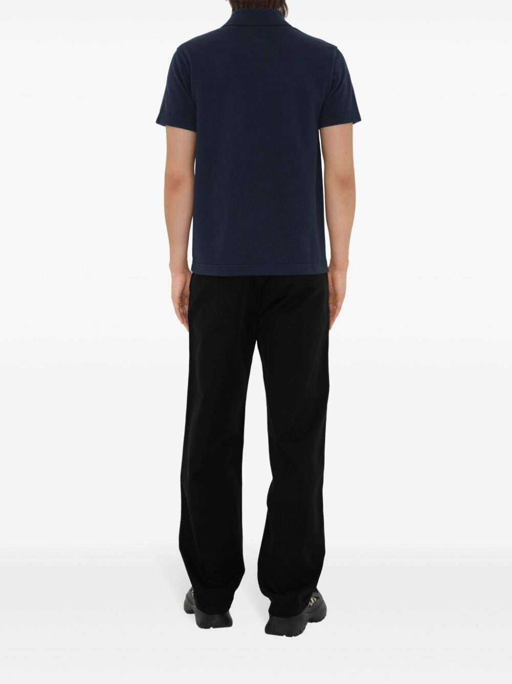 EDK-embroidered cotton polo shirt - 4