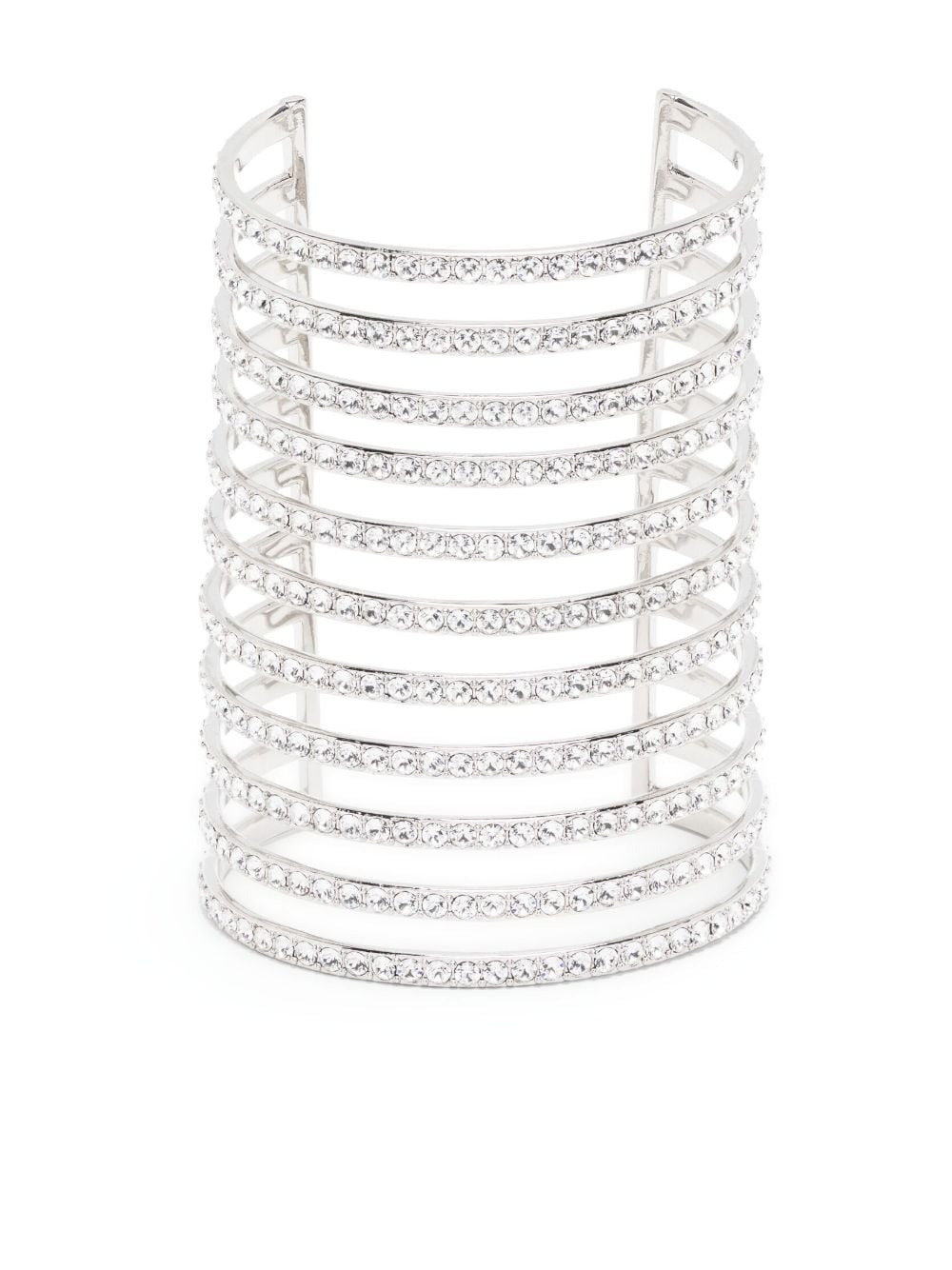 Vittoria crystal-embellished cuff bracelet - 1