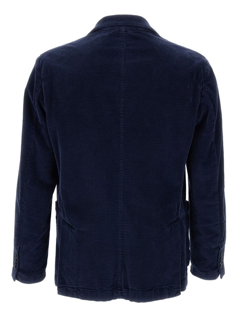 BARENA corduroy double-breasted blazer outlook