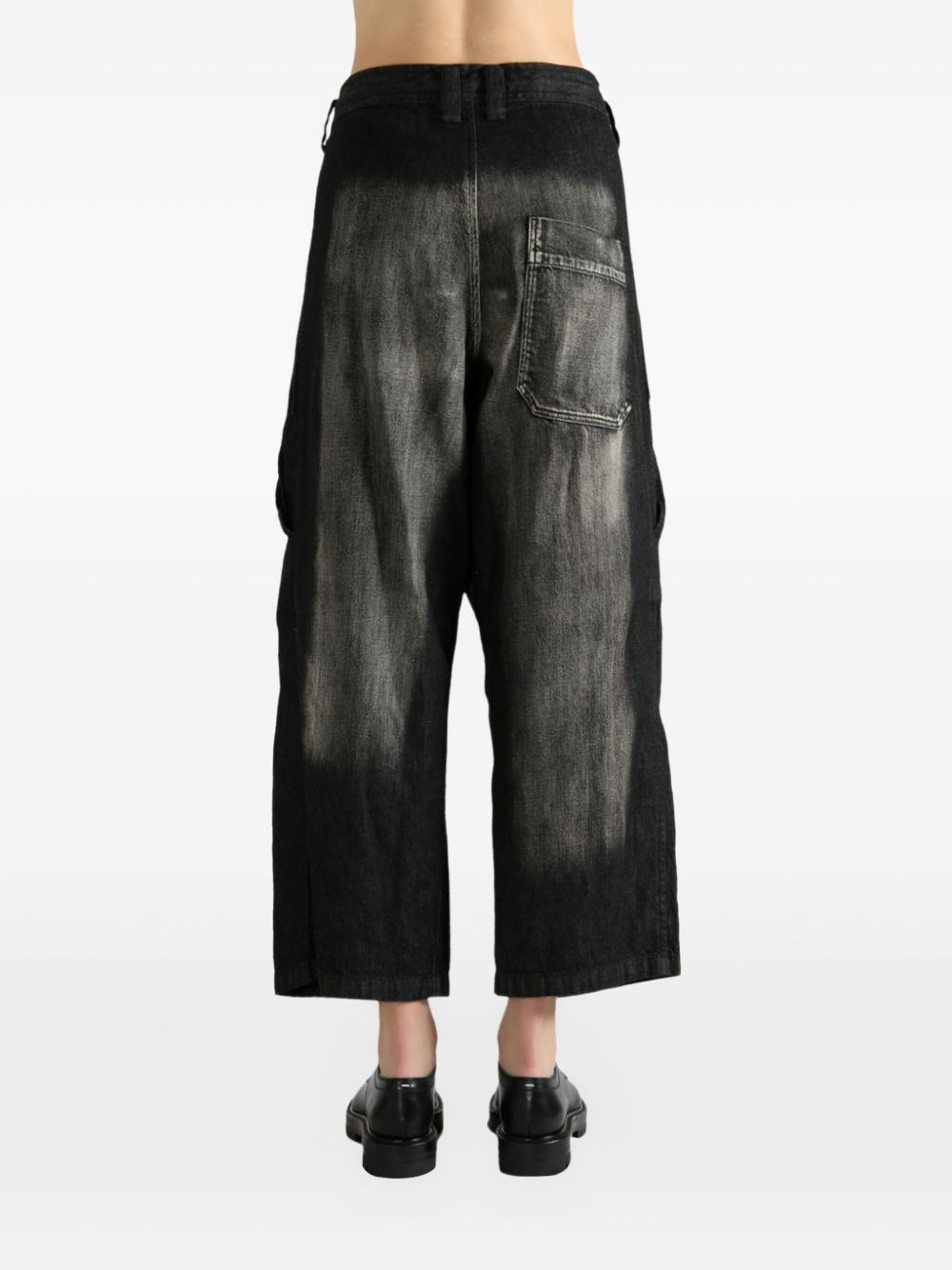 faded-effect trousers - 4