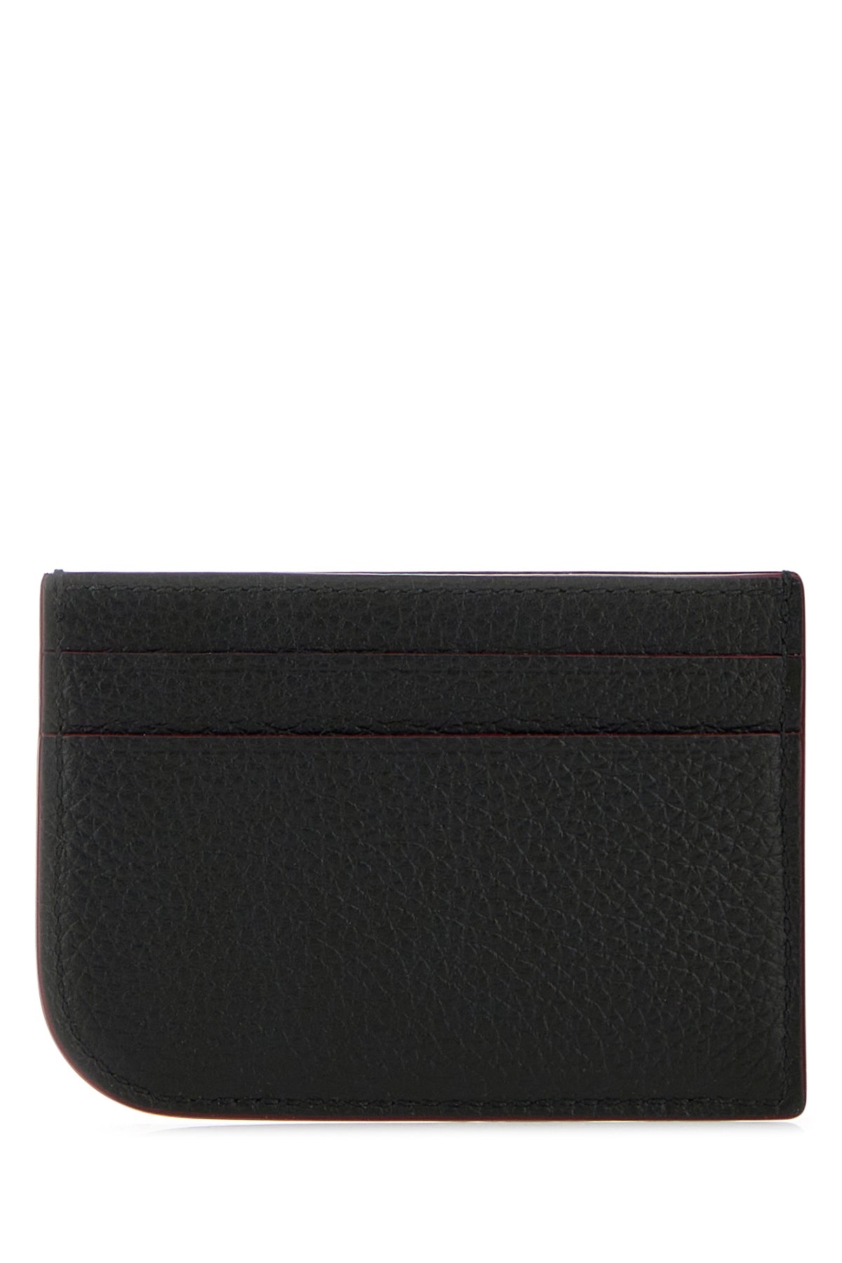 Black leather card holder - 3