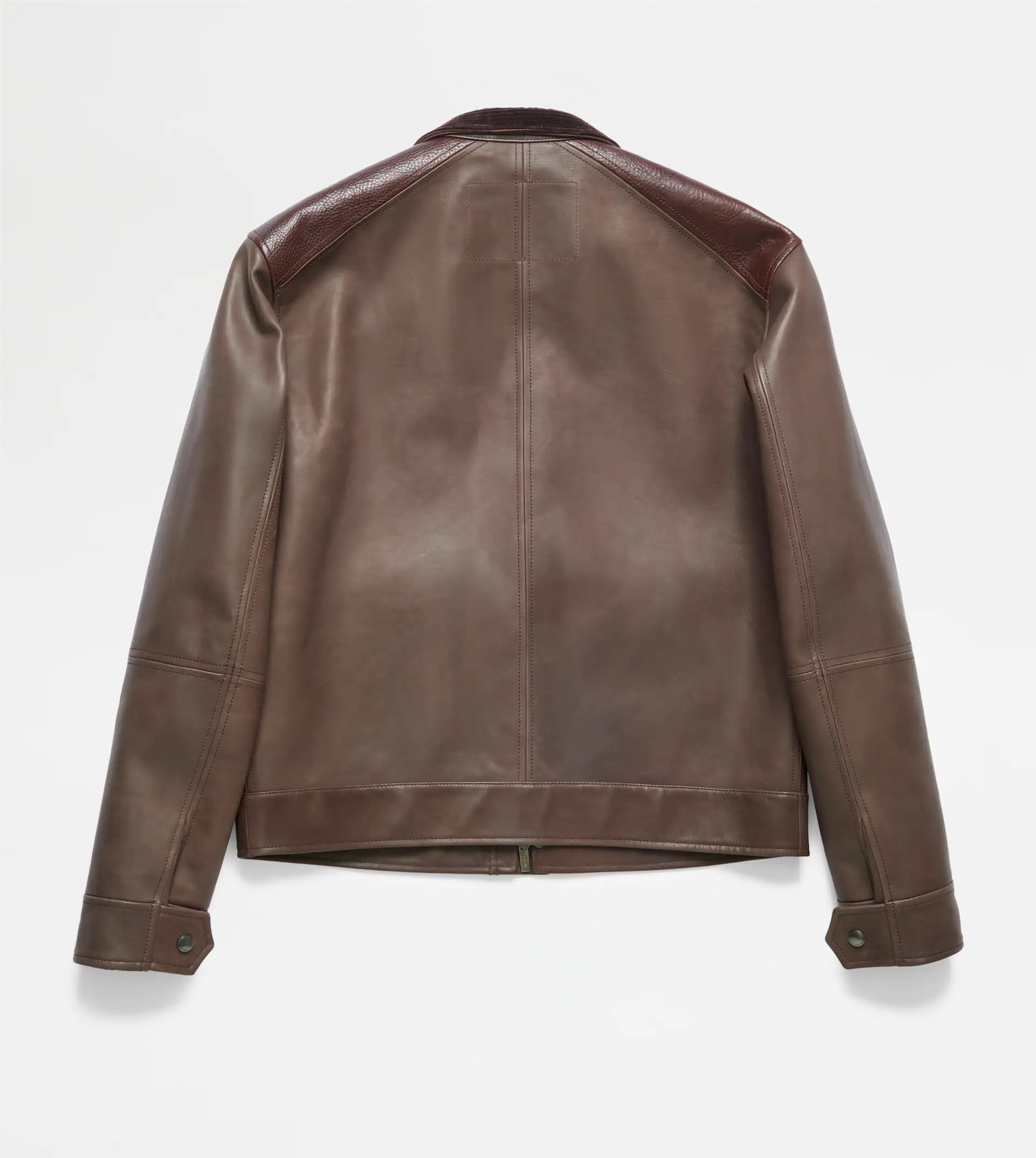 LEATHER JACKET - BROWN - 7