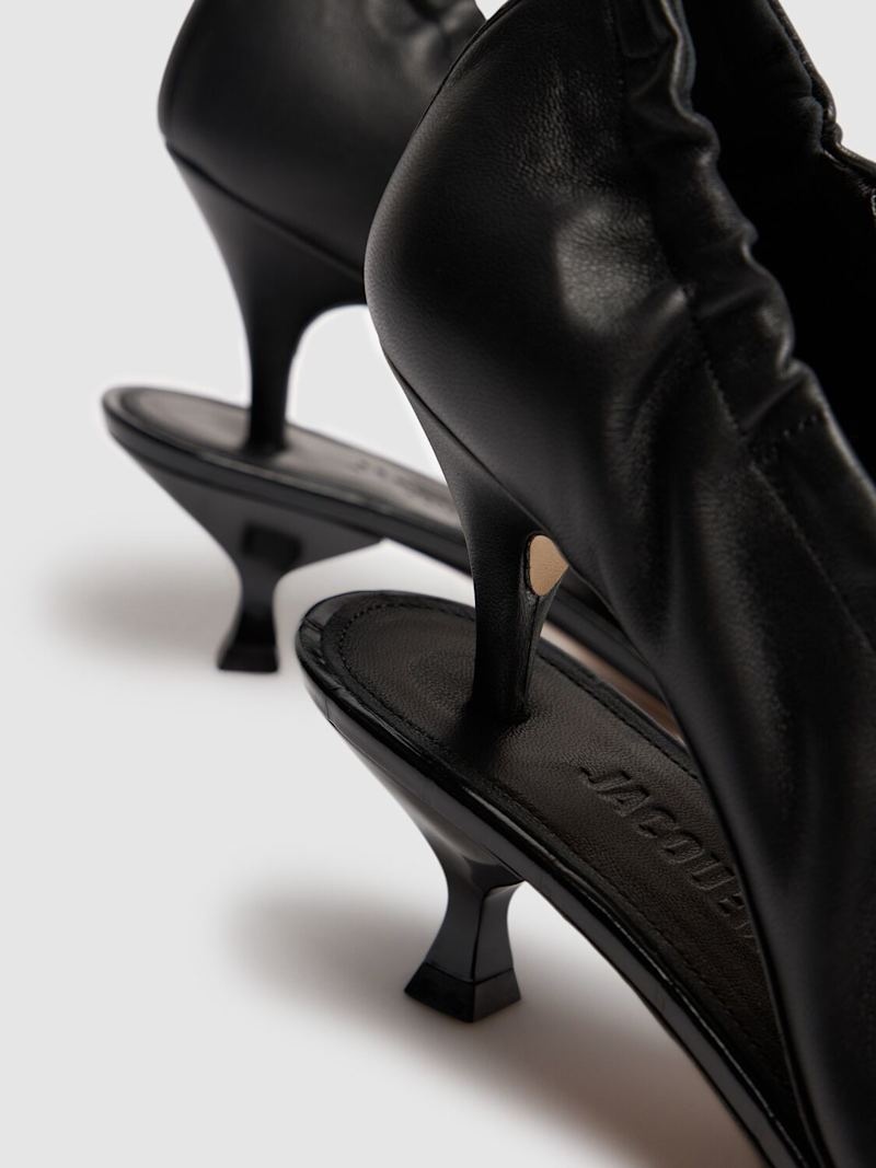 100mm Les Doubles leather heels - 4