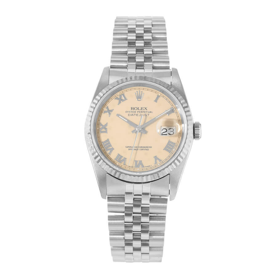 Pre-owned Rolex Datejust 36 Automatic Chronometer Silver Dial Men's Watch 16234 SRJ - 2