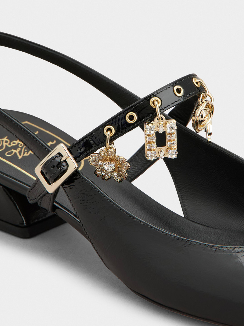 Très Vivier Slingback Mary Janes in patent leather 3