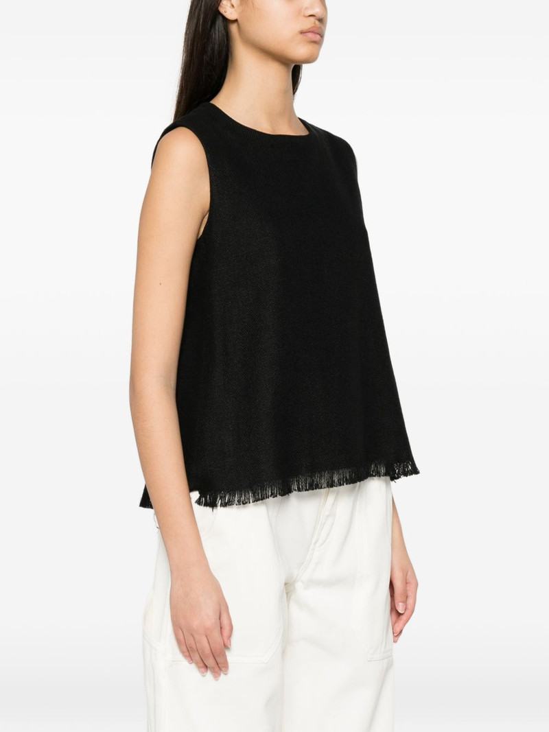 fringed-edge sleeveless top 3