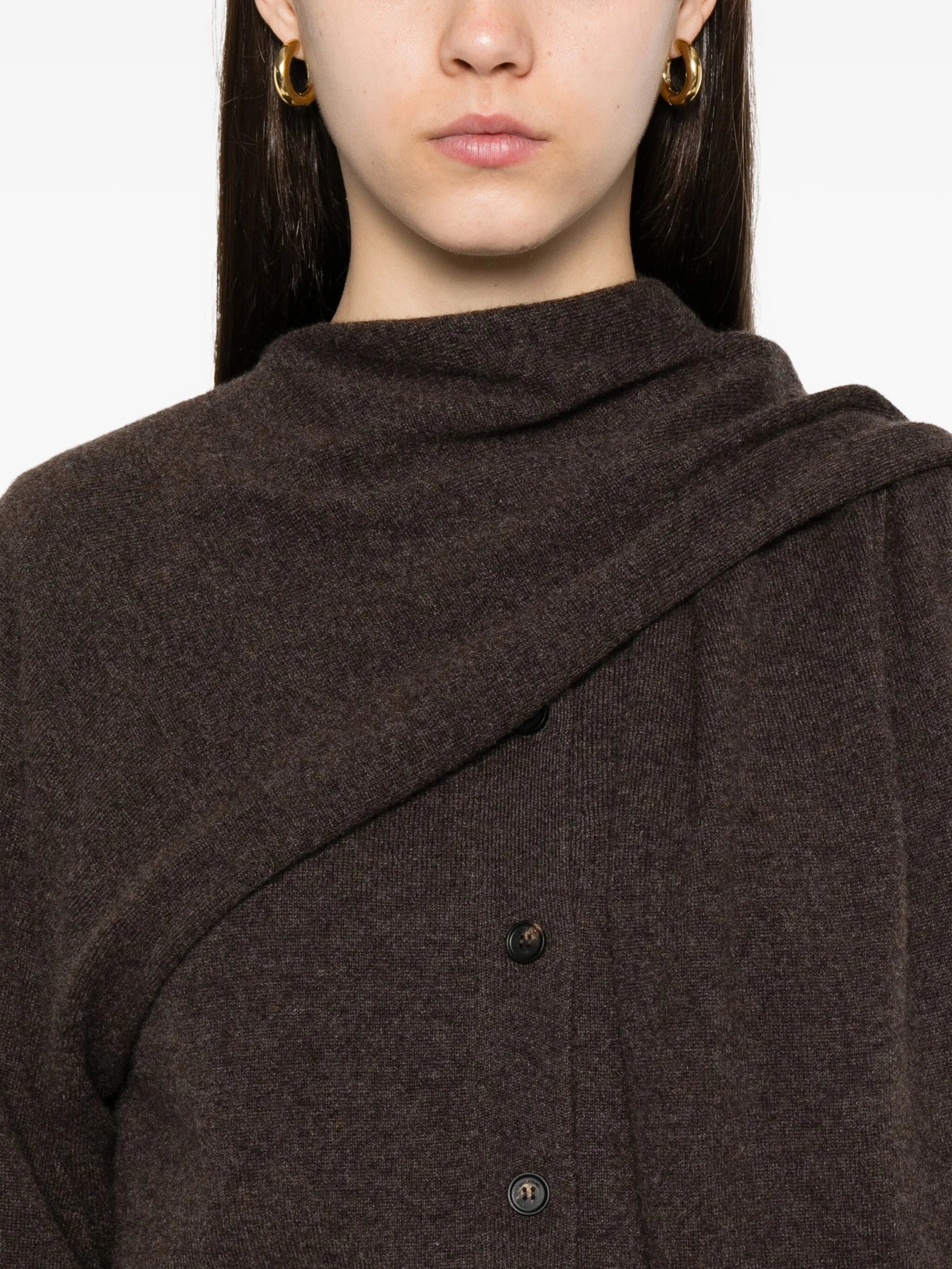 Ferragamo Asymmetric Button-up Cardigan - 4