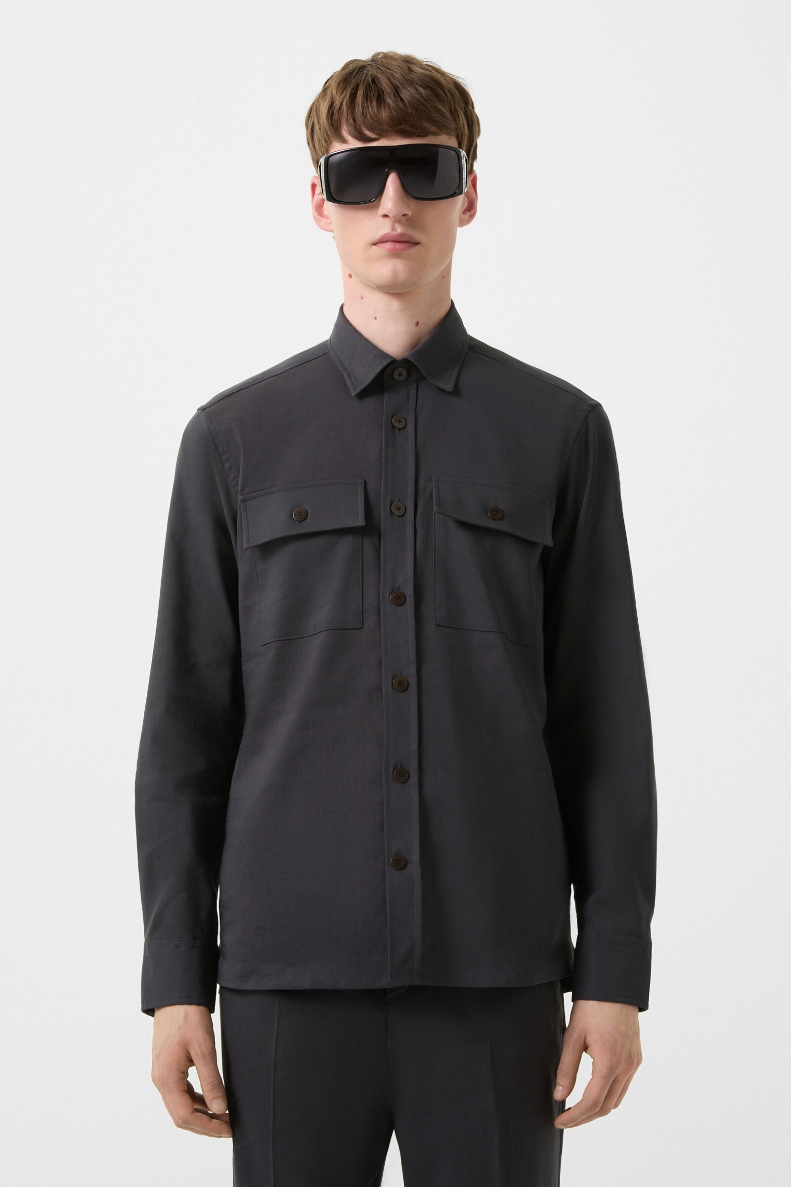 Clive shirt in Dark gray - 2