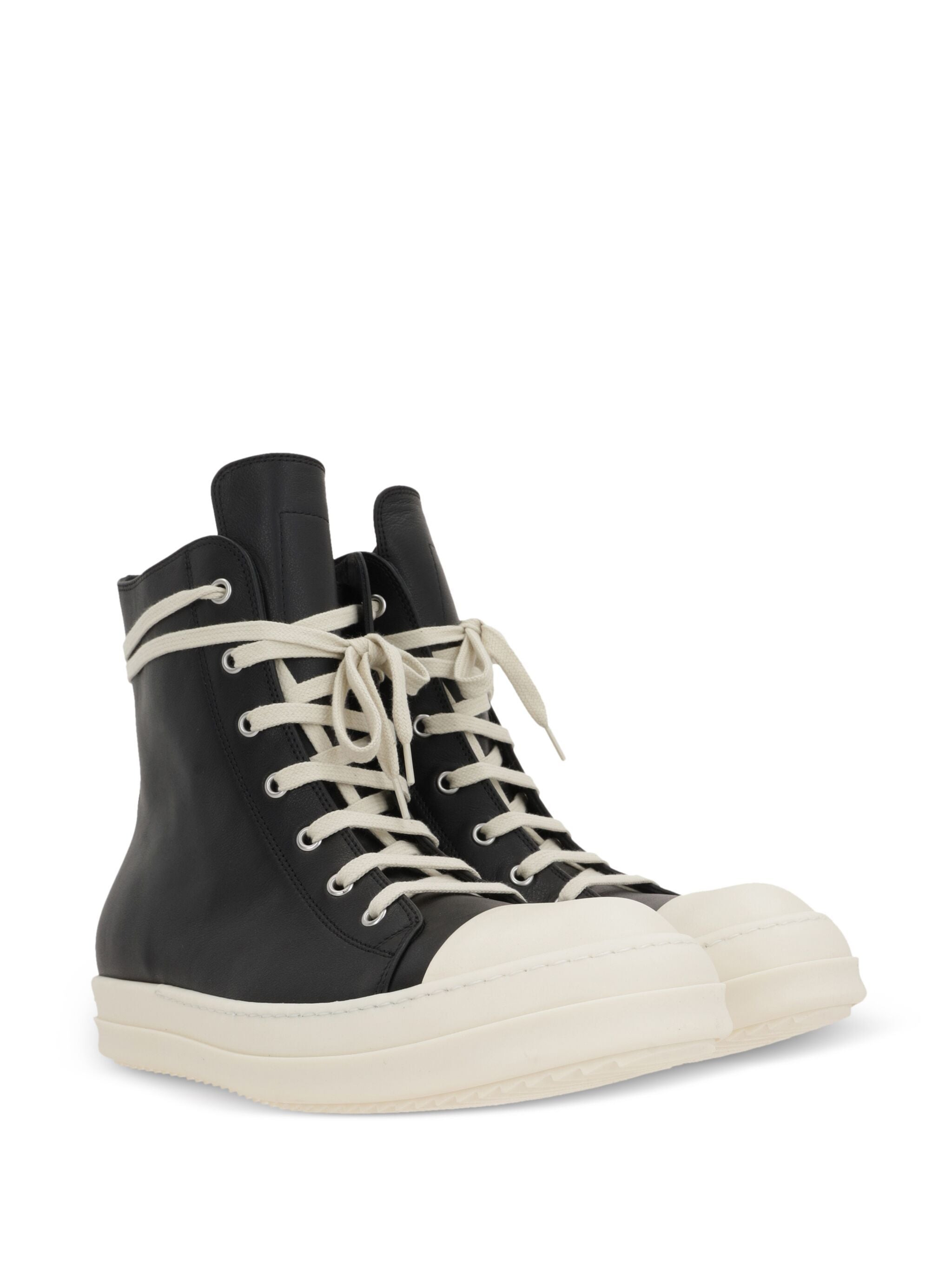 Rick Owens Leather Sneakers - 2