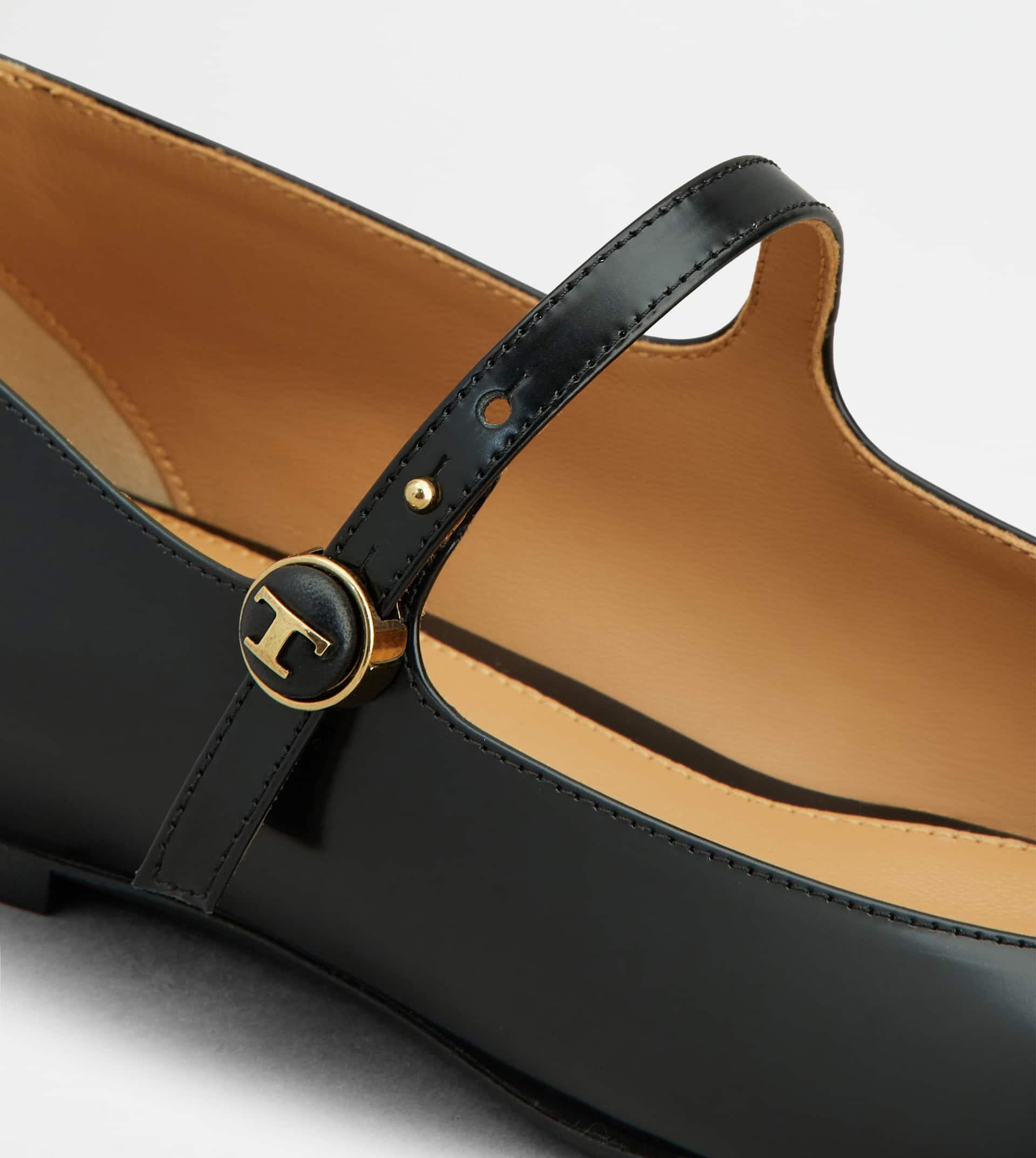 BALLERINAS IN LEATHER - BLACK - 5