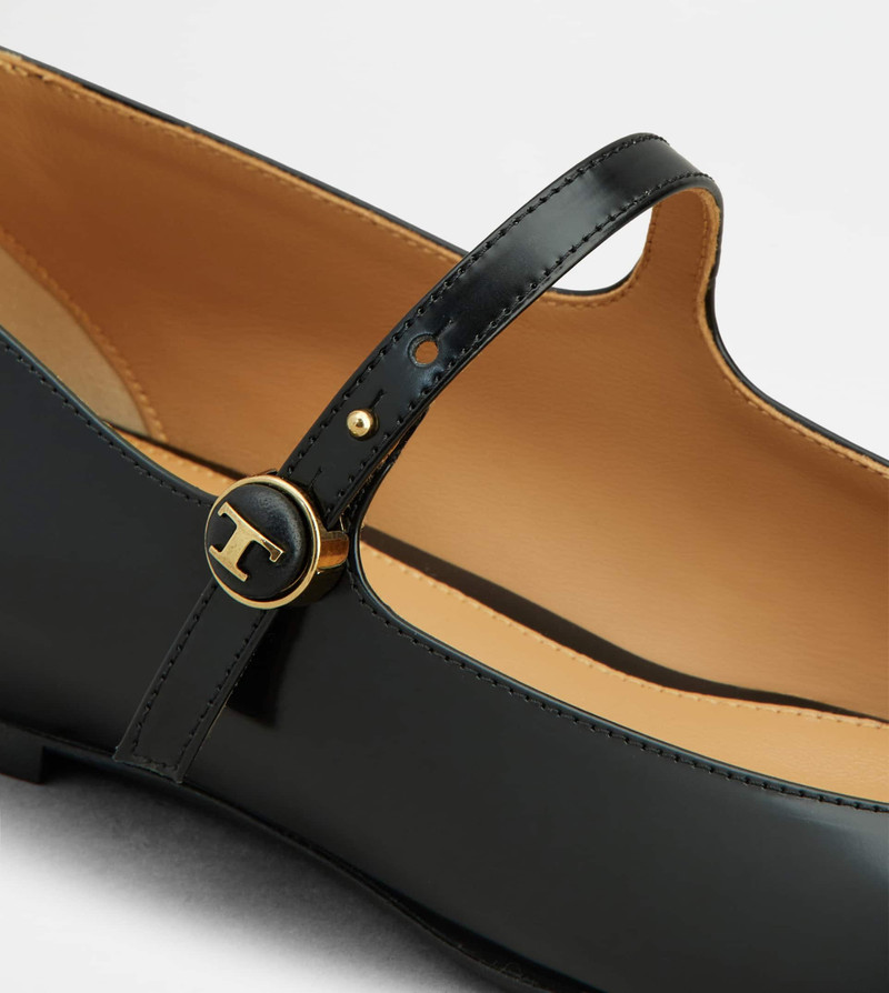 BALLERINAS IN LEATHER - BLACK 5