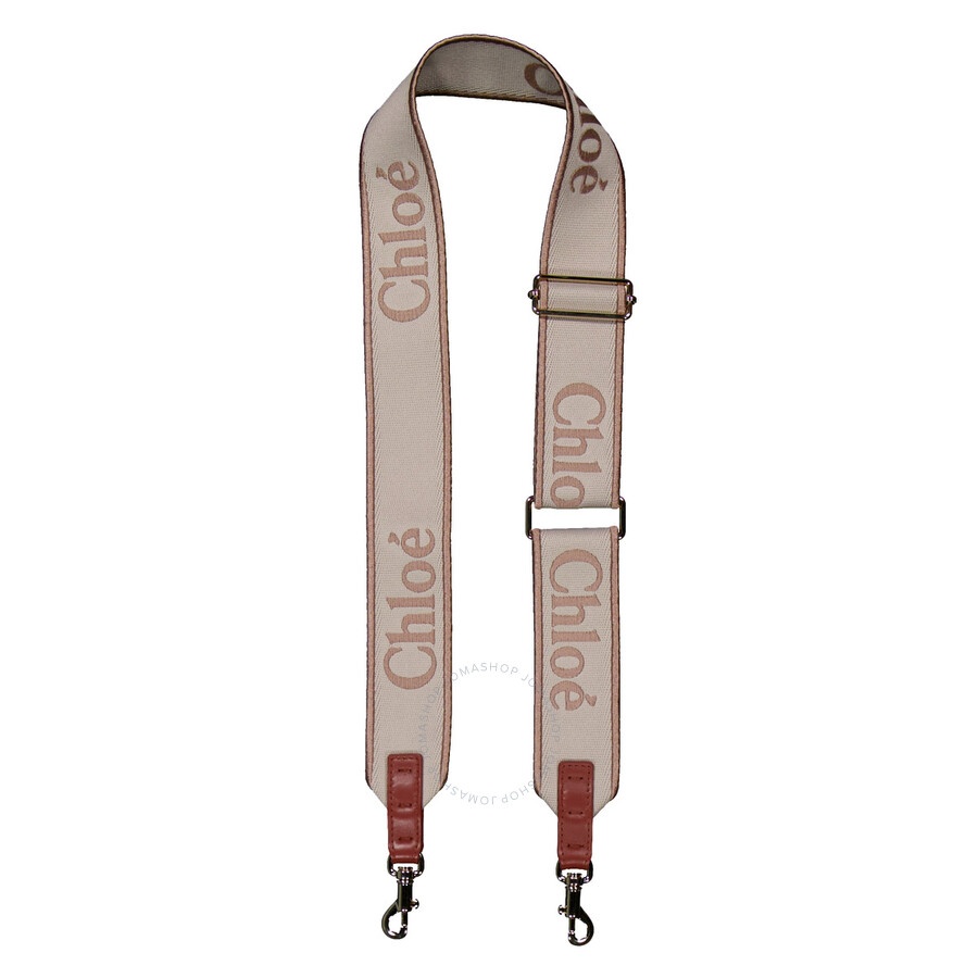Chloe Logo Canvas Adjustable Bag Strap - 3